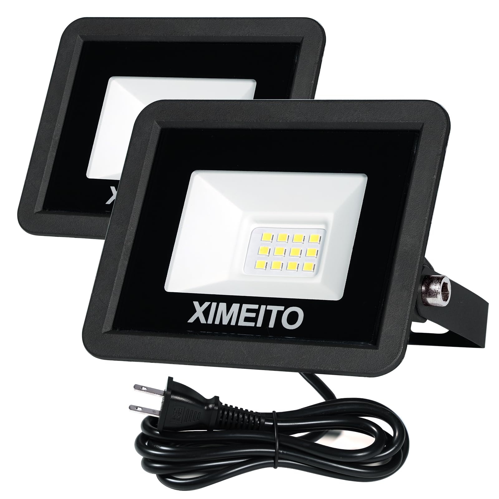 Amazon.co.jp: XIMEITO LED投光器 10w 昼光色 1200LM 6500K 1.8コード